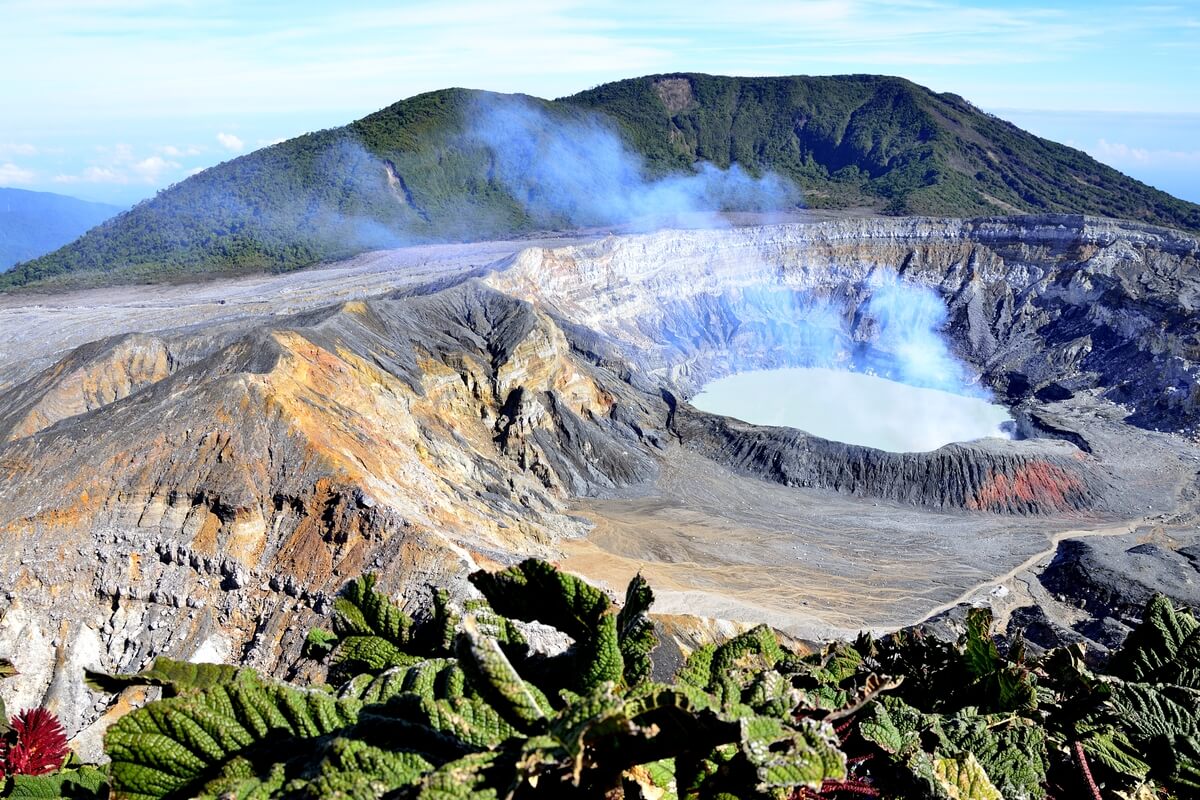 Коста Рики вулкан Поас