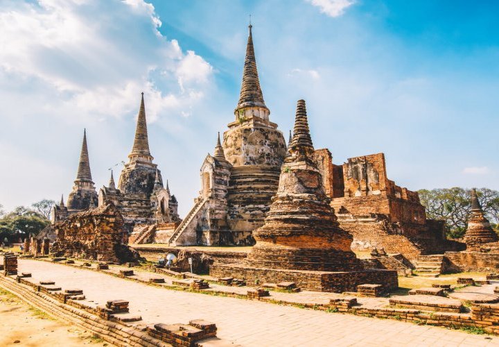 Descubrimiento de Ayutthaya, la antigua capital del Imperio de Siam y del antiguo Palacio Real de Bang Pa-In