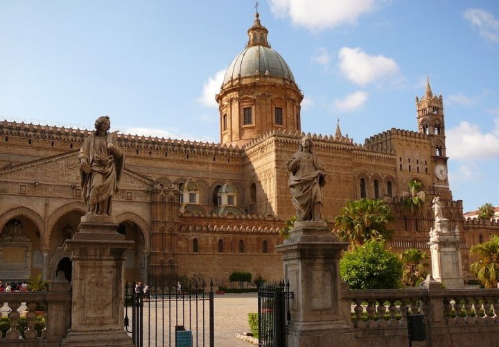 Arrival in Palermo, Italy  