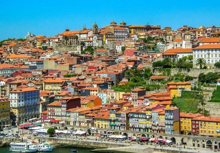 Llegada a Oporto, Portugal