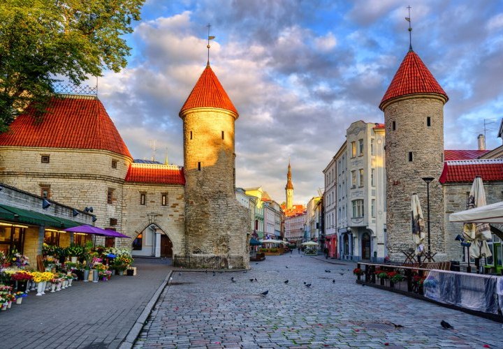 Guided Tour of Tallinn and Baltic marzipan tasting with a shot of local liquor Vana Tallinn in Estonia 