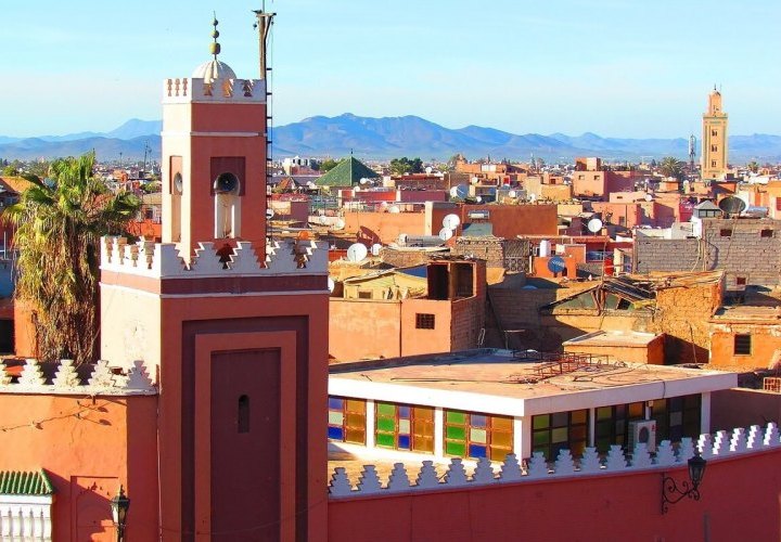 Llegada a Marrakech, Marruecos