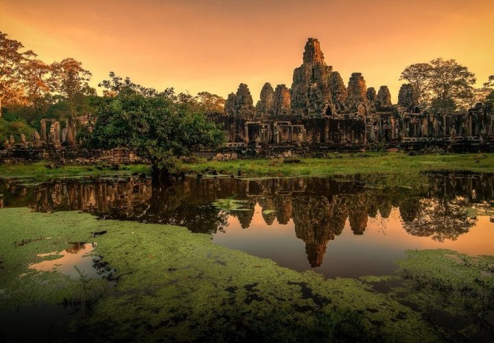 Temples of Angkor Archaeological Park: Ta Prohm, Bayon, Baphuon and Angkor Wat