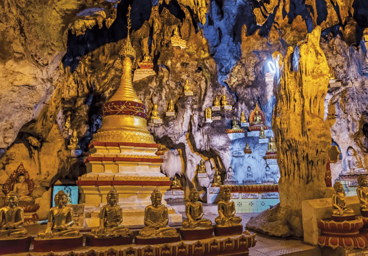 Descubrimiento de las Cuevas de Pindaya, un lugar de peregrinación budista con innumerables imágenes de Buda