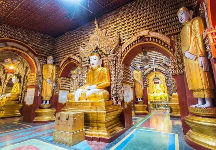 Visit to the Thanbode Temple and Bodhi Tahtaung Pagoda