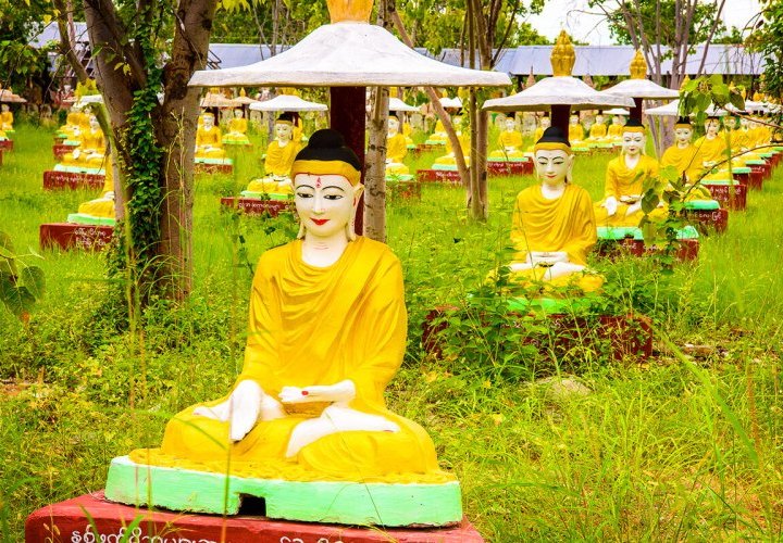Visita al Templo de Thanbode y a la Pagoda Bodhi Tahtaung