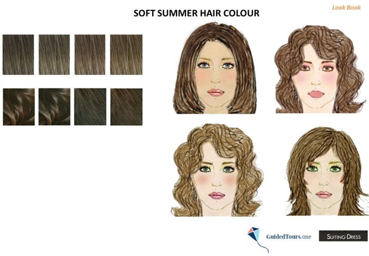 Soft Summer Hair Colours 