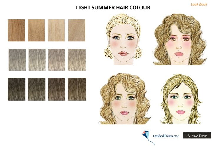 Light Summer Hair Colours 