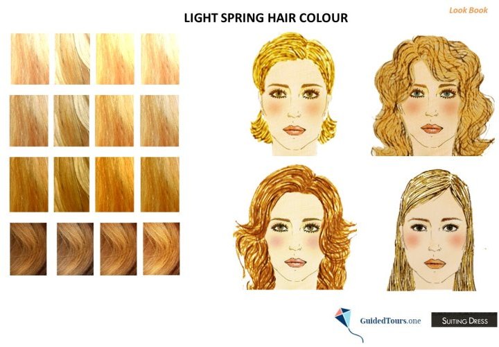 Light Spring Hair Colours 