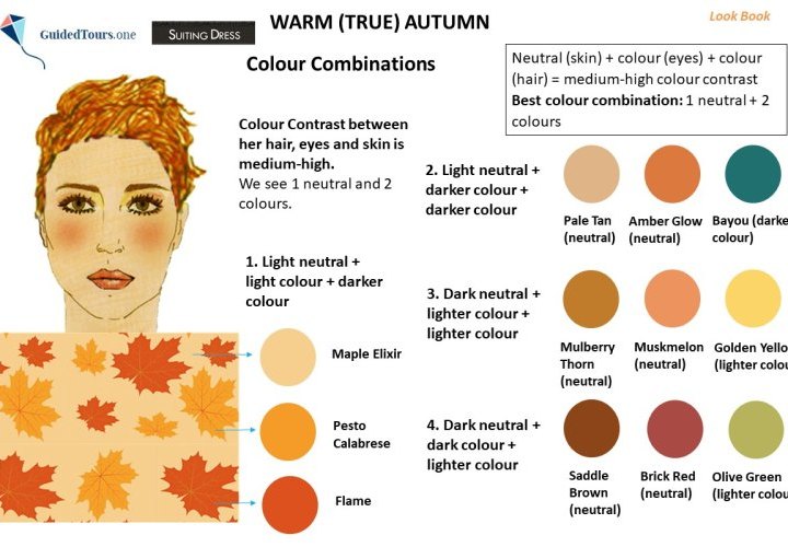 Warm (True) Autumn Colour Combinations and Outfits