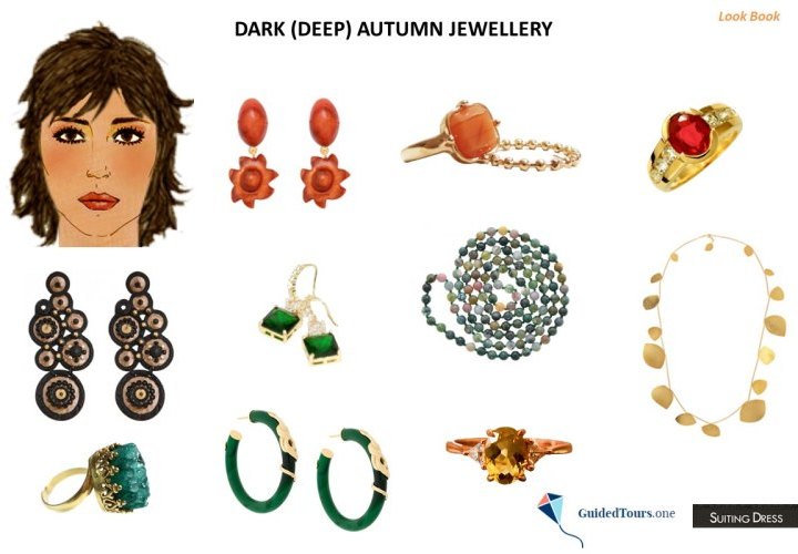 Dark (Deep) Autumn Jewellery