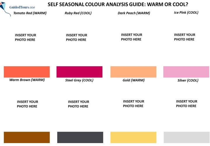 Autoanálisis de Color Personal - Descubra su Subtono de Piel (Cálido o Frío)