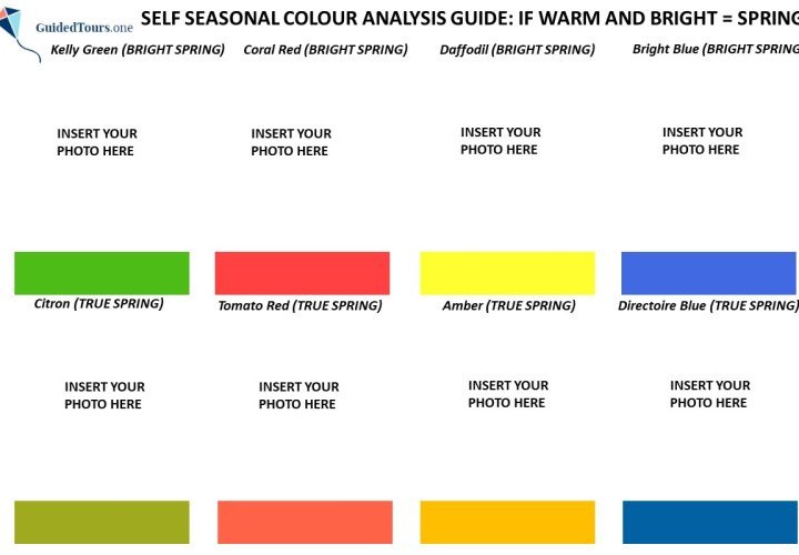 DIY Colour Analysis - Find out your Sub-season (12 sub-seasons)