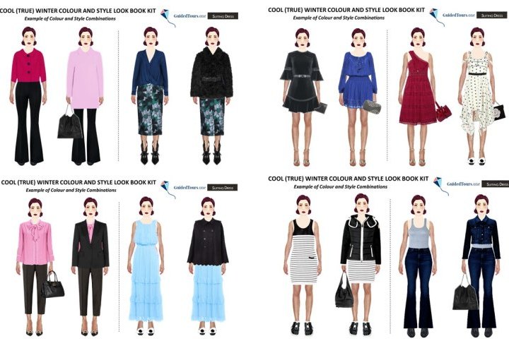 Cool (True) Winter Colour and Style Look Book Kit