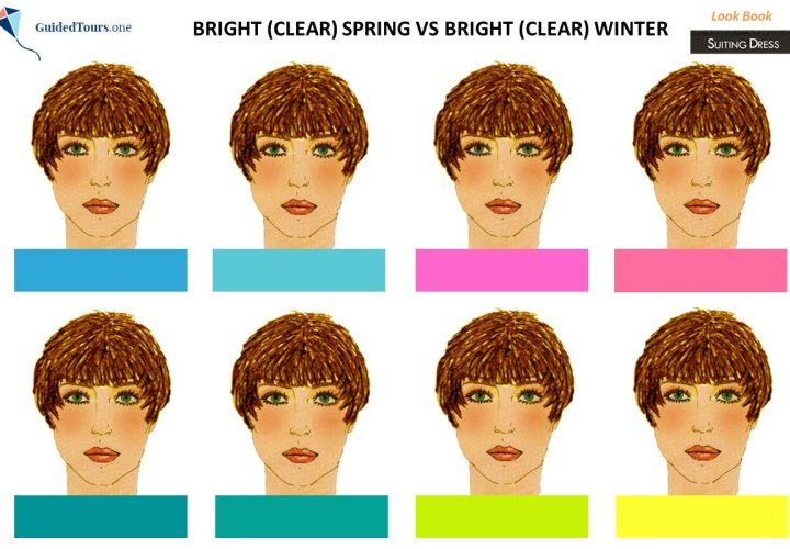 Bright Winter vs Bright Spring