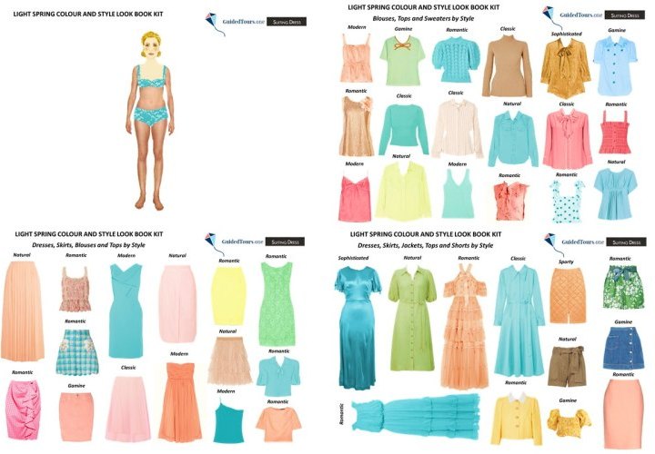 Light Spring Colour and Style Look Book Kit