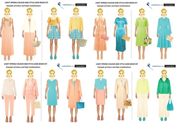 Light Spring Colour and Style Look Book Kit