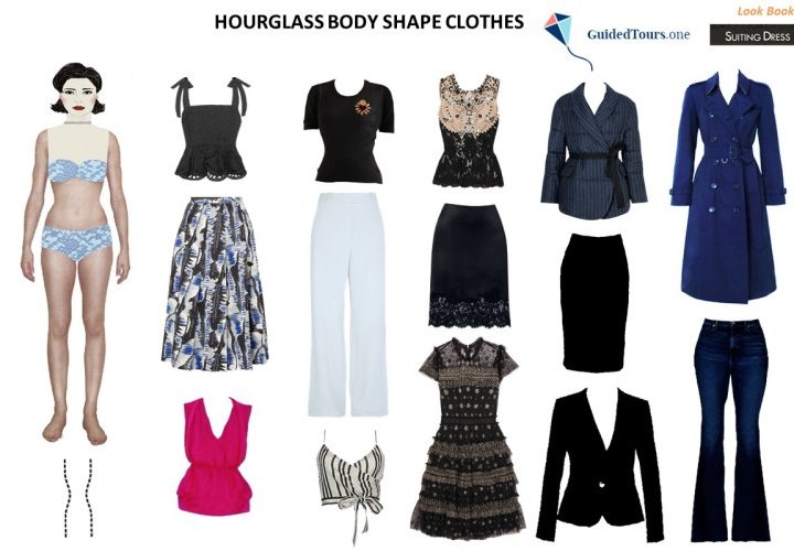 Hourglass Body Shape Characteristics and Clothes