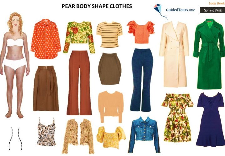 Pear Body Shape Characteristics and Clothes