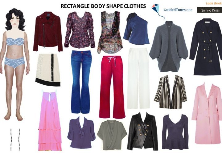 Rectangle Body Shape Characteristics and Clothes