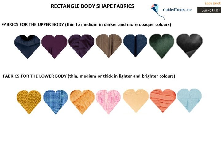 Rectangle Body Shape Fabrics and Patterns