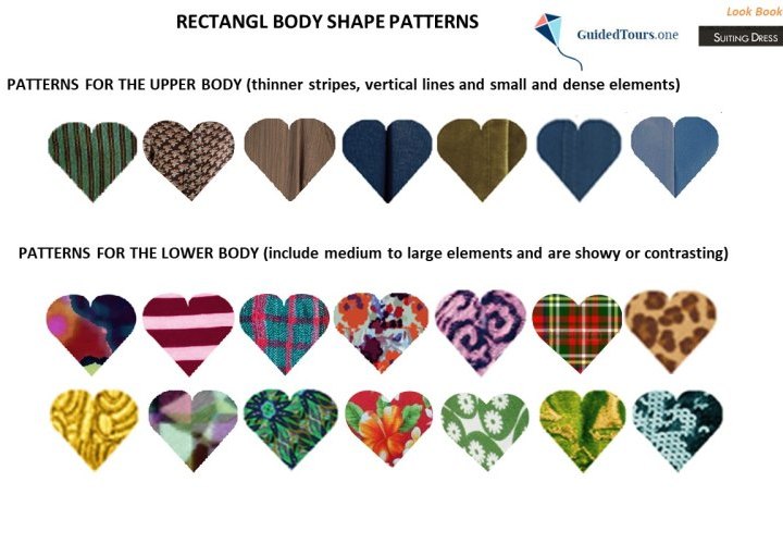 Rectangle Body Shape Fabrics and Patterns