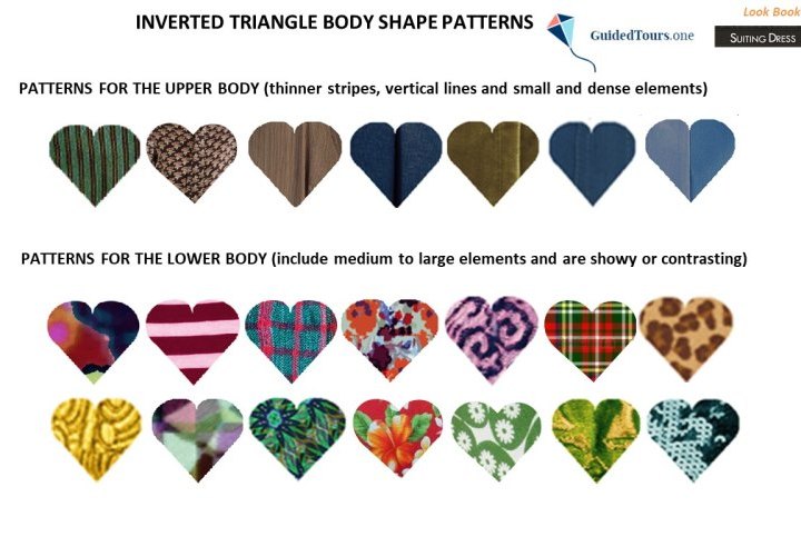 Inverted Triangle Body Shape Fabrics and Patterns