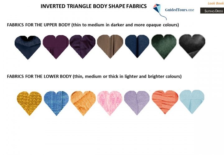 Inverted Triangle Body Shape Fabrics and Patterns
