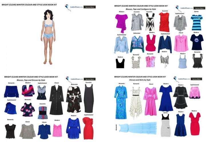 Look Book Kit de Color y Estilo del Invierno Brillante