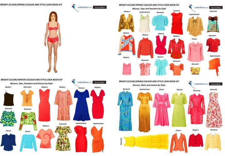 Look Book Kit de Color y Estilo de la Primavera Brillante