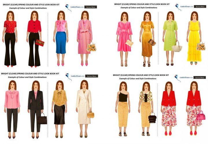 Look Book Kit de Color y Estilo de la Primavera Brillante