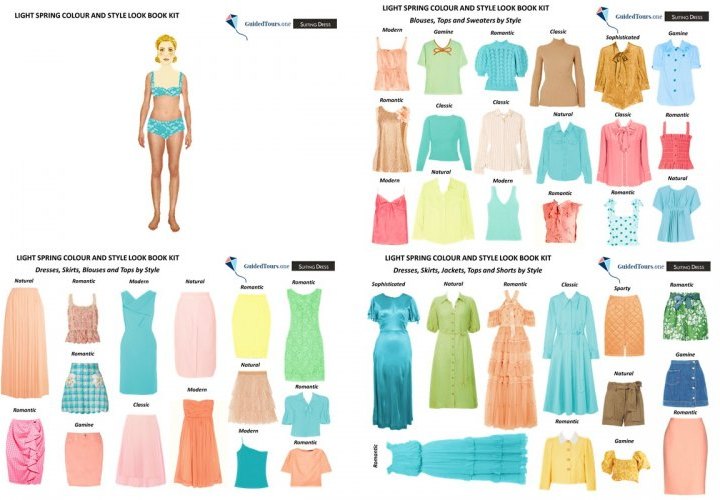 Light Spring Colour and Style Look Book Kit