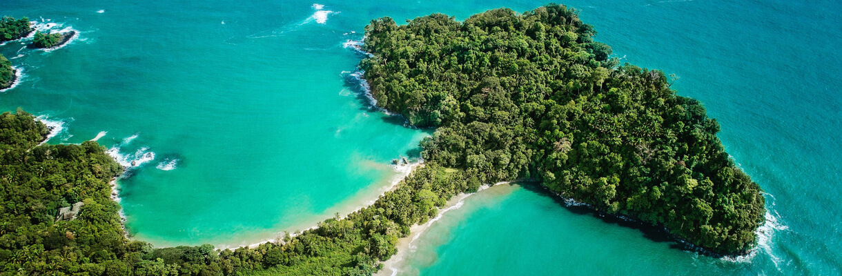 Playas del Caribe (Puerto Viejo) y Pacífico (Manuel Antonio) en Costa Rica 